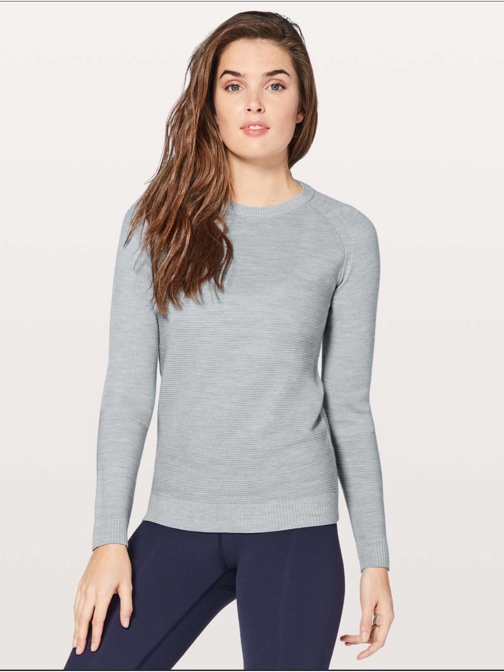 Lululemon Simply Wool Sweater | Heathered Starlight | Merino Wool | Est. Medium